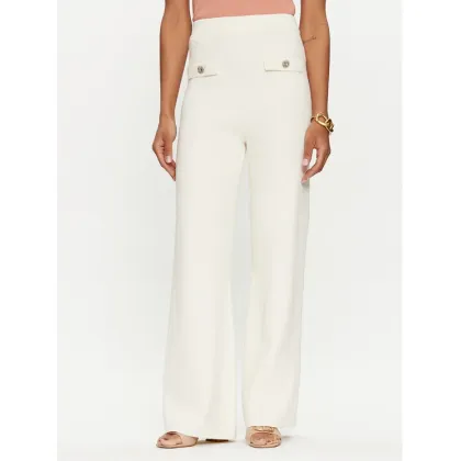 Zdjęcie TWINSET Spodnie materiałowe 241TP3091 Écru Straight Fit
