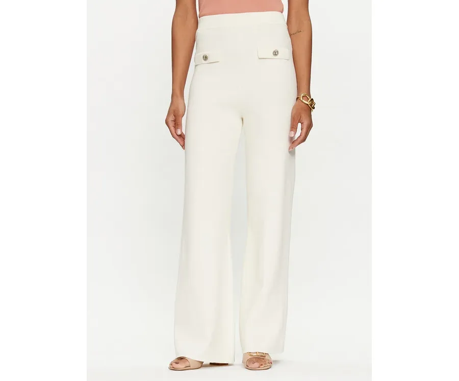 obrazek 1 TWINSET Spodnie materiałowe 241TP3091 Écru Straight Fit