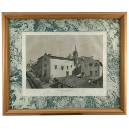 Picture André Durand Church of Mercy in Portoferraio 1862