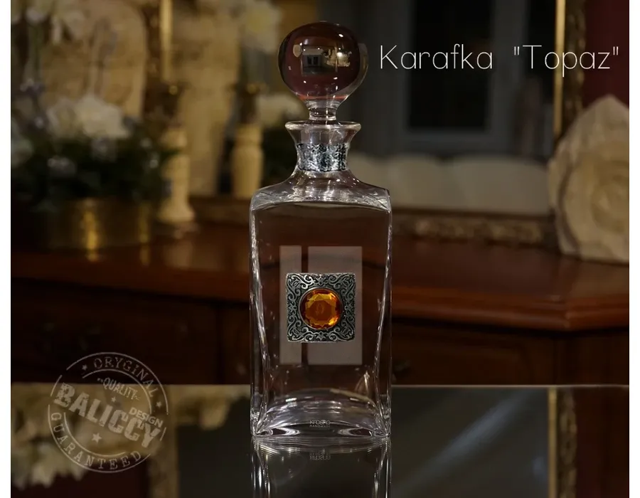obrazek 6 Karafka i szklanki do whisky  Terra Sferica - Topaz