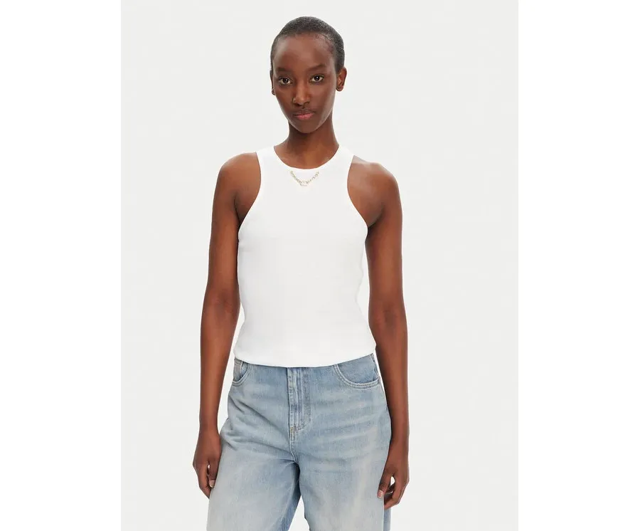 obrazek 1 TWINSET Top 251TT2400 Biały Slim Fit