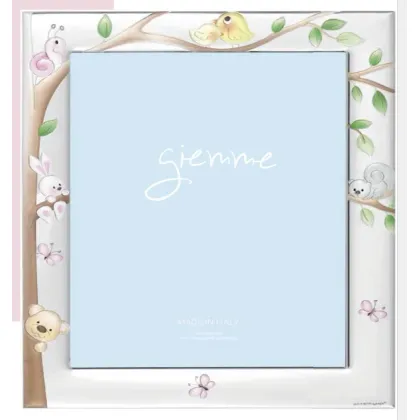 Zdjęcie Unikalna srebrna ramka 10х15 cm w różowej kolorystyce