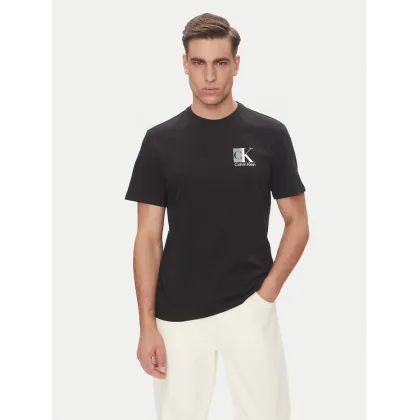 Zdjęcie Calvin Klein T-Shirt Abstract Graphic LV04RC853G Czarny Regular Fit