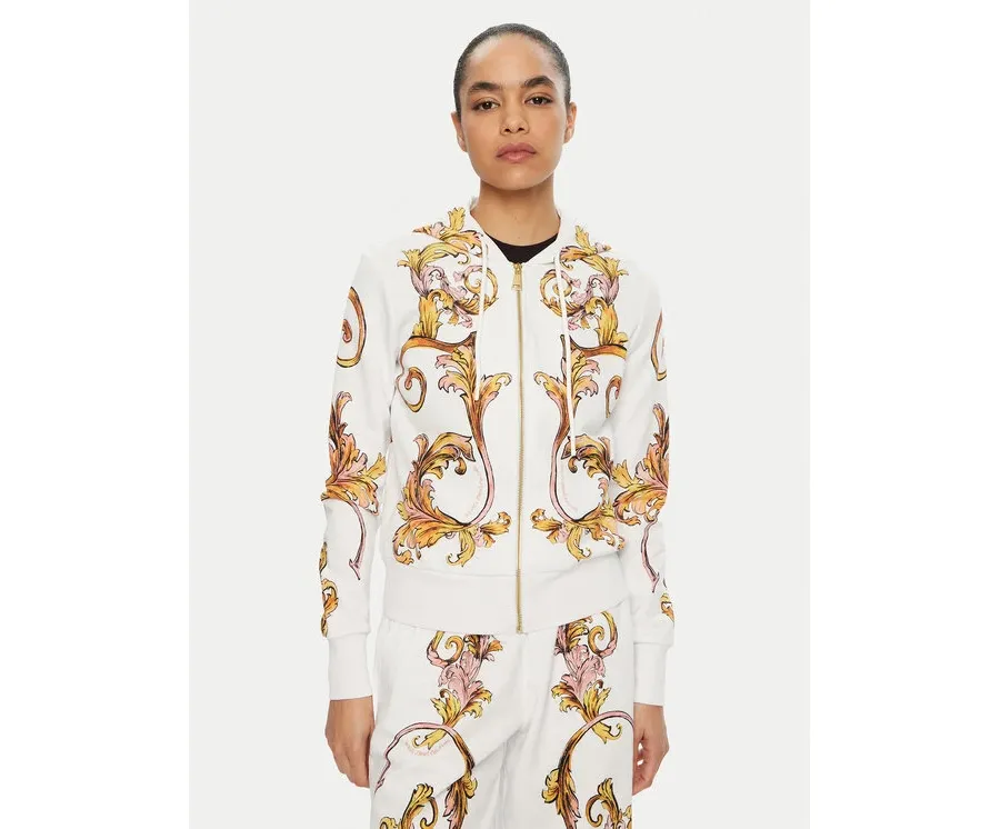 obrazek 1 Versace Jeans Couture Bluza 78HAI3P6 Biały Regular Fit