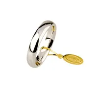 Zdjęcie Rewelacyjna obrączka ślubna z białego złota 4 mm