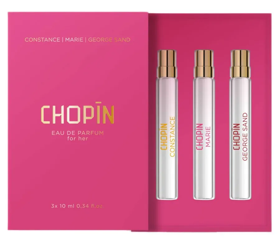 obrazek 1 Chopin Zestaw (woda perfumowana Marie 10ml + Constance 10ml + George Sand 10ml)