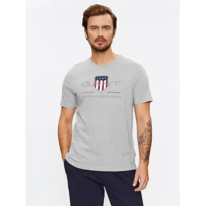 Zdjęcie Gant T-Shirt Reg Archive Shield Ss 2003199 Szary Regular Fit