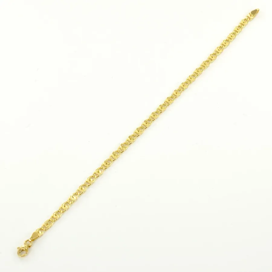 obrazek 4 Elegancka męska bransoletka z żółtego złota (19 cm)