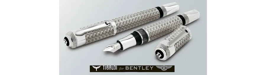 picture 3 Silver Fountain Pen Tibaldi Bentley Crewe 60 Years Limited Edition 