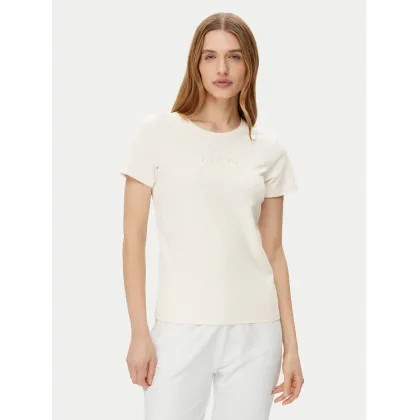 Zdjęcie Guess T-Shirt O5GI02 KBBU1 Écru Regular Fit