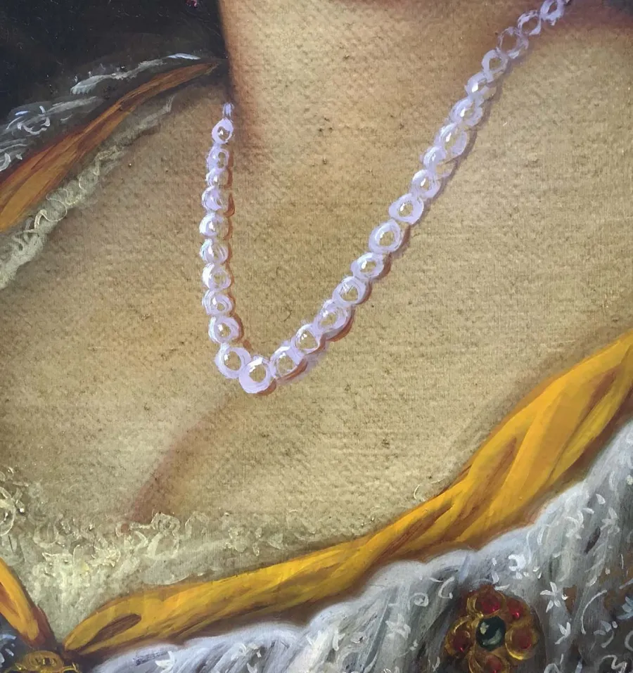 obrazek 8 Portret szlachcianki w stylu barokowym 100x70 cm - Ettore Frattini