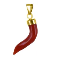 Picture A stylish pendant with a horn of luck as a gift