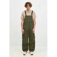 Zdjęcie Carhartt WIP ogrodniczki jeansowe Cargo Bib Overall kolor zielony I033752.2BR4J