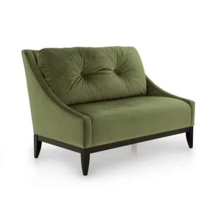 Zdjęcie Zielona elegancka sofa 2-osobowa w stylu nowoczesnym - Sevensedie