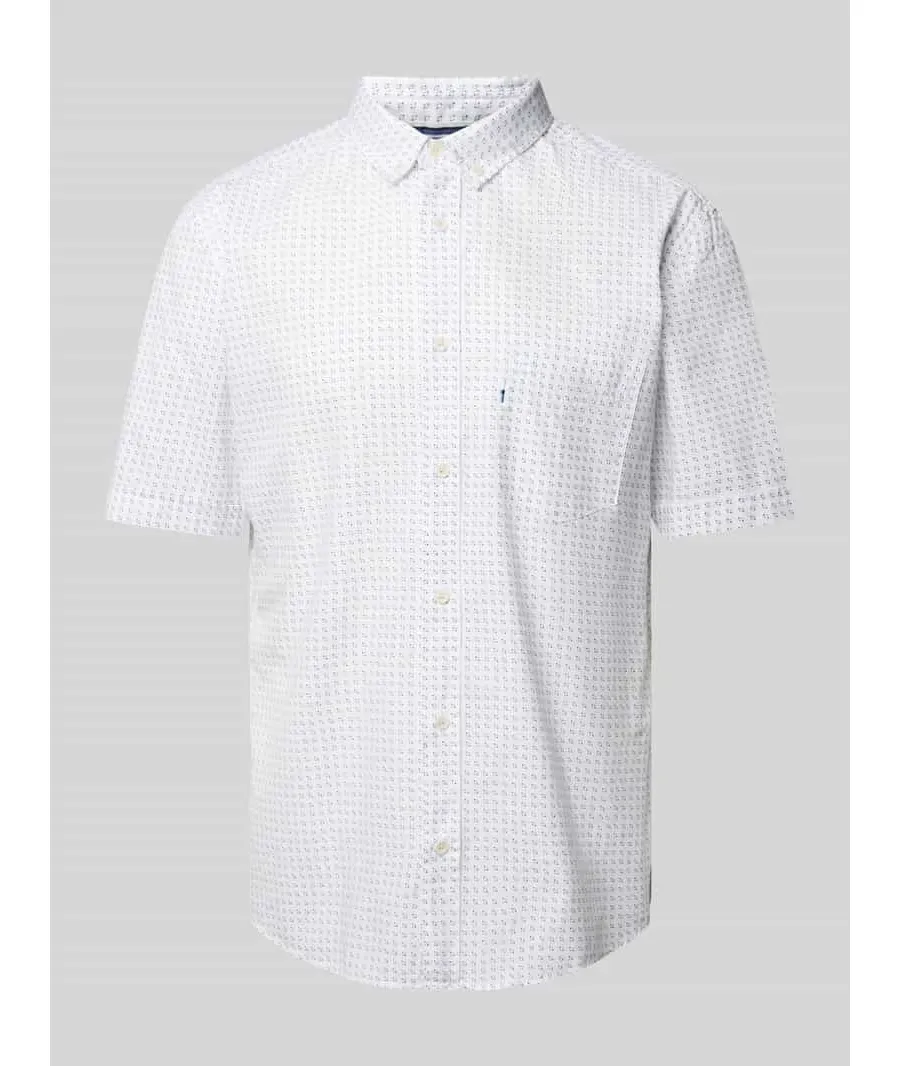obrazek 1 Koszula casualowa o kroju regular fit ze wzorem na całej powierzchni