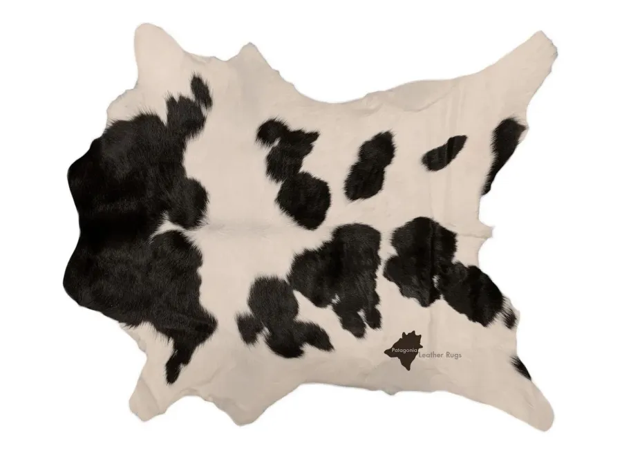 obrazek 1 Stylowy dywan skórzany do salonu 105x85 cm