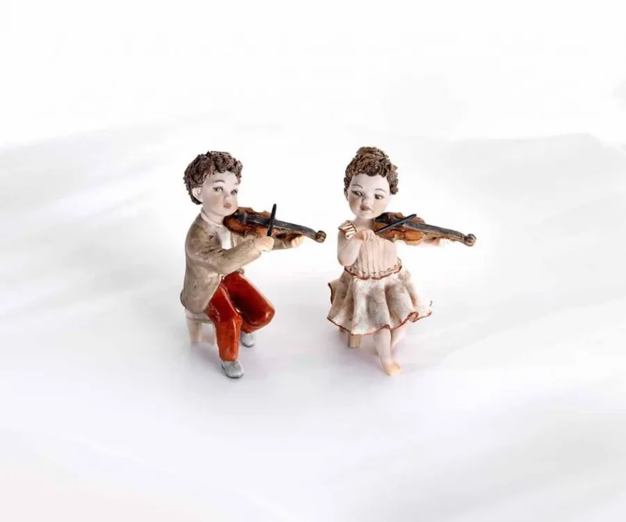 obrazek 2 Porcelanowa figurka małego skrzypka - Sibania