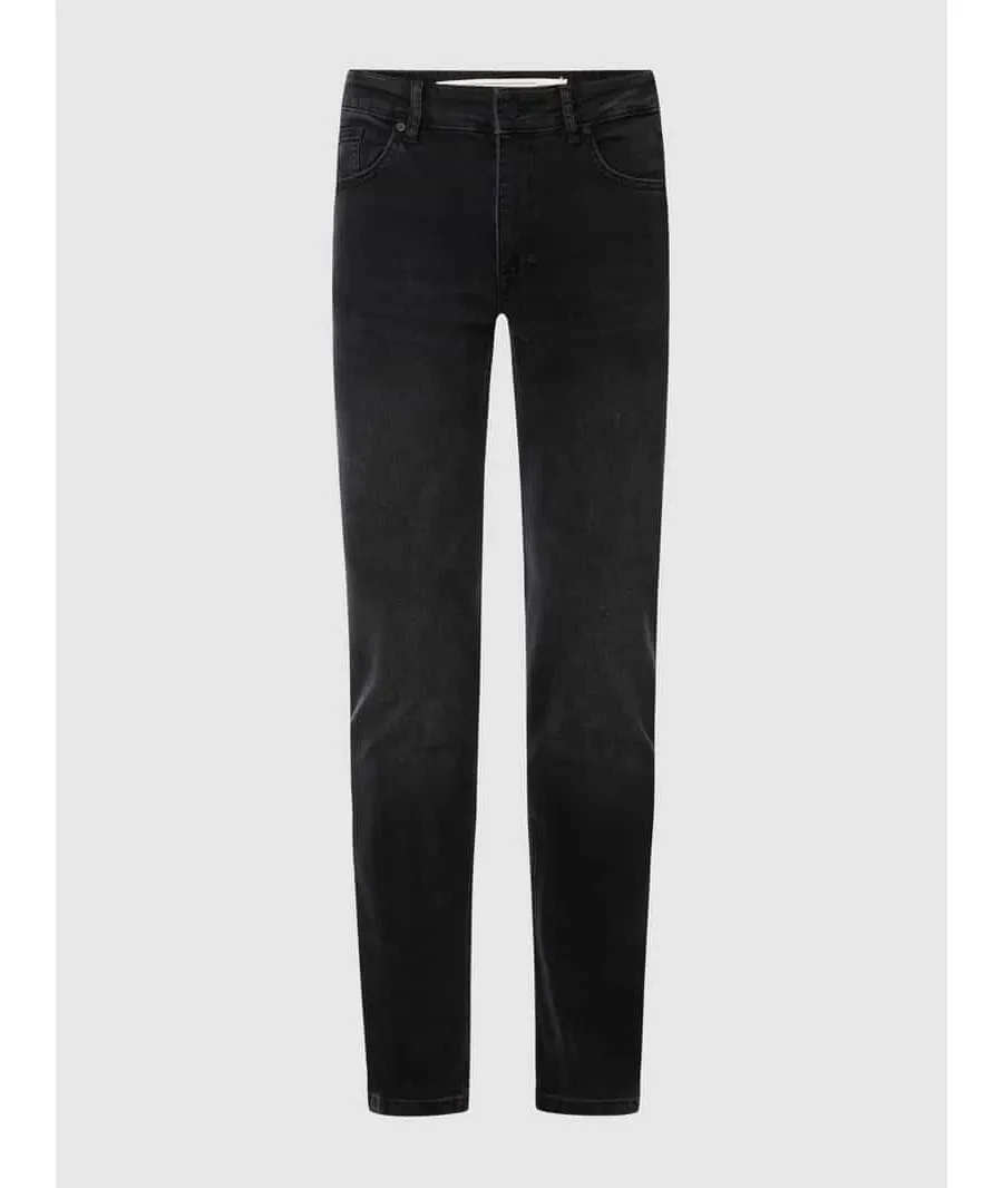 obrazek 1 Jeansy o kroju tapered fit z dodatkiem streczu model ‘Aaro’