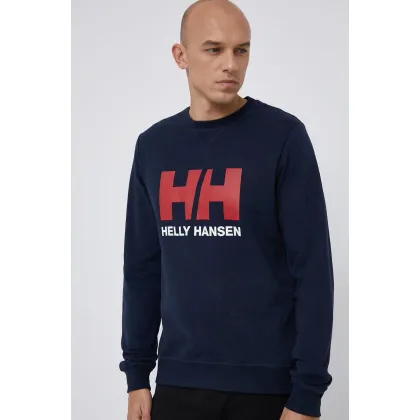 Zdjęcie Helly Hansen bluza bawełniana męska kolor granatowy 34000