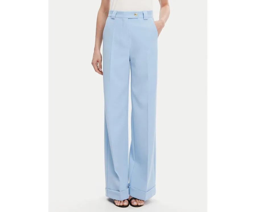 obrazek 1 Maryley Spodnie materiałowe 25EB537/M26/43MA Błękitny Regular Fit