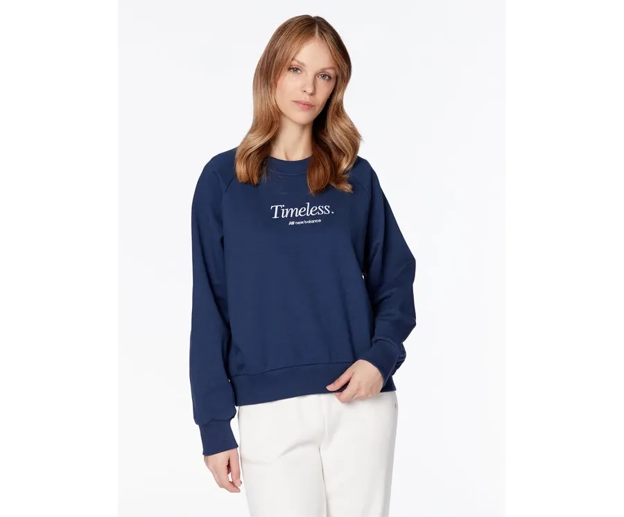 obrazek 1 New Balance Bluza WT31557 Granatowy Regular Fit