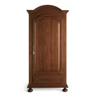 Picture Luxurious Italian wooden single-door cabinet in a classic style