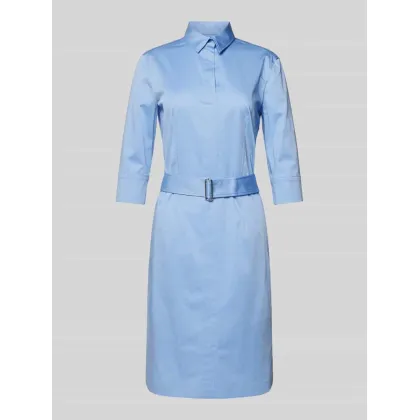 Zdjęcie Sukienka koszulowa z paskiem w talii