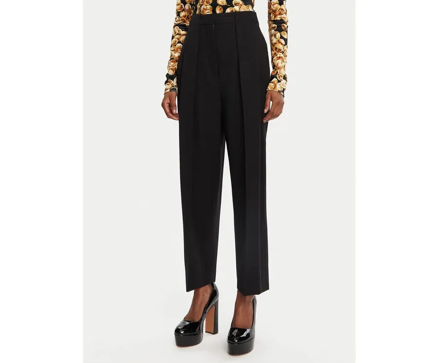 obrazek 1 Balmain Spodnie materiałowe DF0PQ310WC09 Czarny Regular Fit