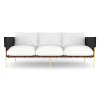 Picture A refined, unique three-seater sofa - Bitangra