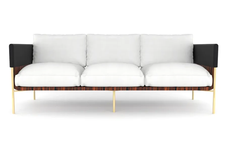 picture 1 Sophisticated, unique three-seat sofa - Bitangra