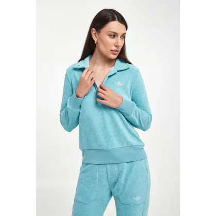 Zdjęcie Bluza damska frotte AERONAUTICA MILITARE Aeronautica Militare