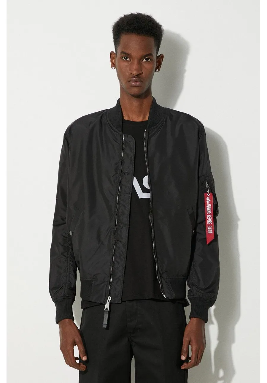obrazek 1 Alpha Industries kurtka bomber MA-1 TT męski kolor czarny przejściowa 191103.03