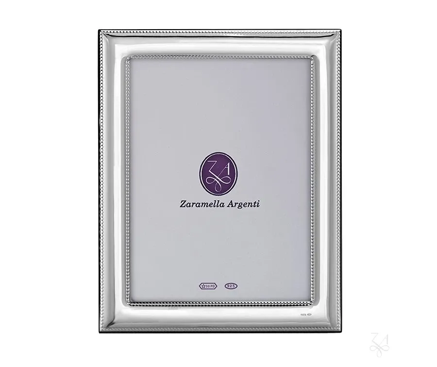 obrazek 1 Srebrna ramka na zdjęcia 13×18 cm Rome - Zaramella Argenti