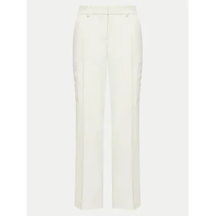 Zdjęcie DKNY Spodnie materiałowe UB4PX263 Écru Regular Fit