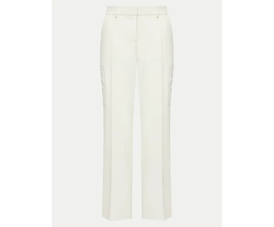 obrazek 1 DKNY Spodnie materiałowe UB4PX263 Écru Regular Fit