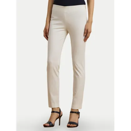 Zdjęcie LAUREN RALPH LAUREN Spodnie materiałowe 200631310013 Biały Slim Fit