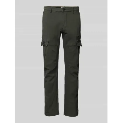 Zdjęcie Spodnie cargo o kroju slim fit z wpuszczanymi kieszeniami