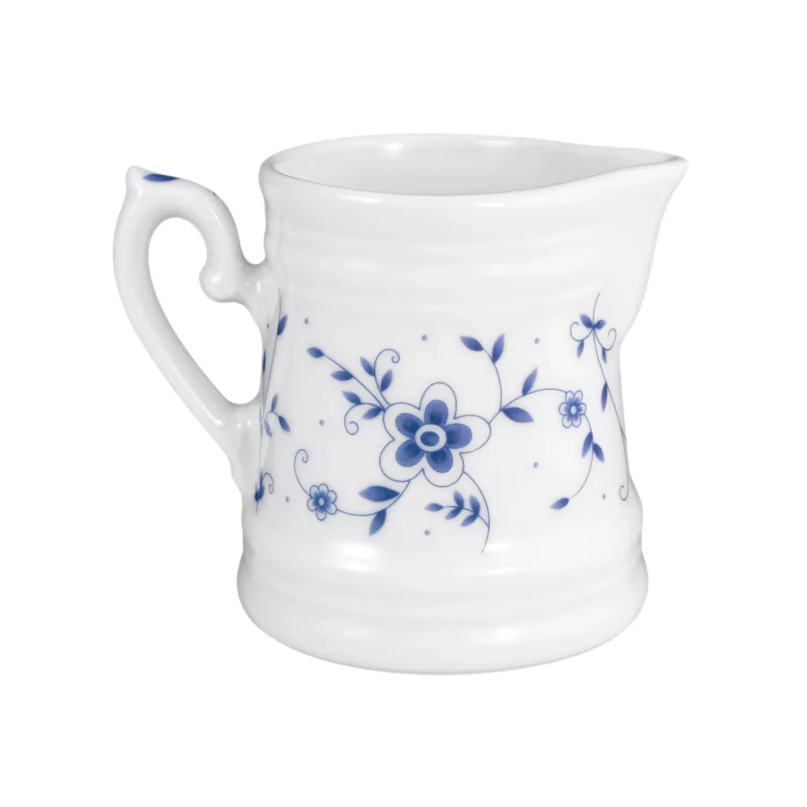 obrazek 2 Wyjątkowy porcelanowy dzbanuszek do śmietanki zdobiony ozdobnym kwiatowym motywem w stylu klasycznym – Tettau