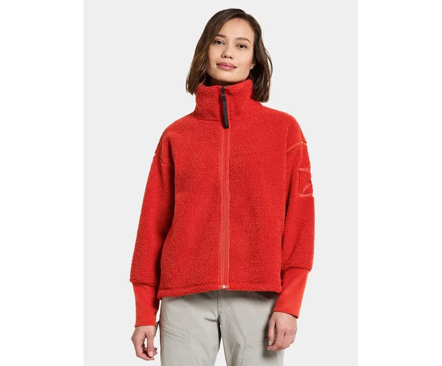 obrazek 1 Didriksons Bluza Mella Wns Fz 2 504838 Zielony Regular Fit