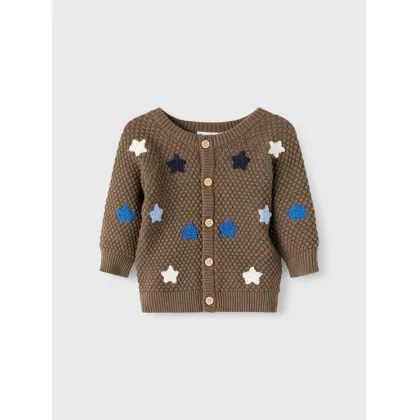 Zdjęcie NAME IT Kardigan 13207107 Brązowy Regular Fit