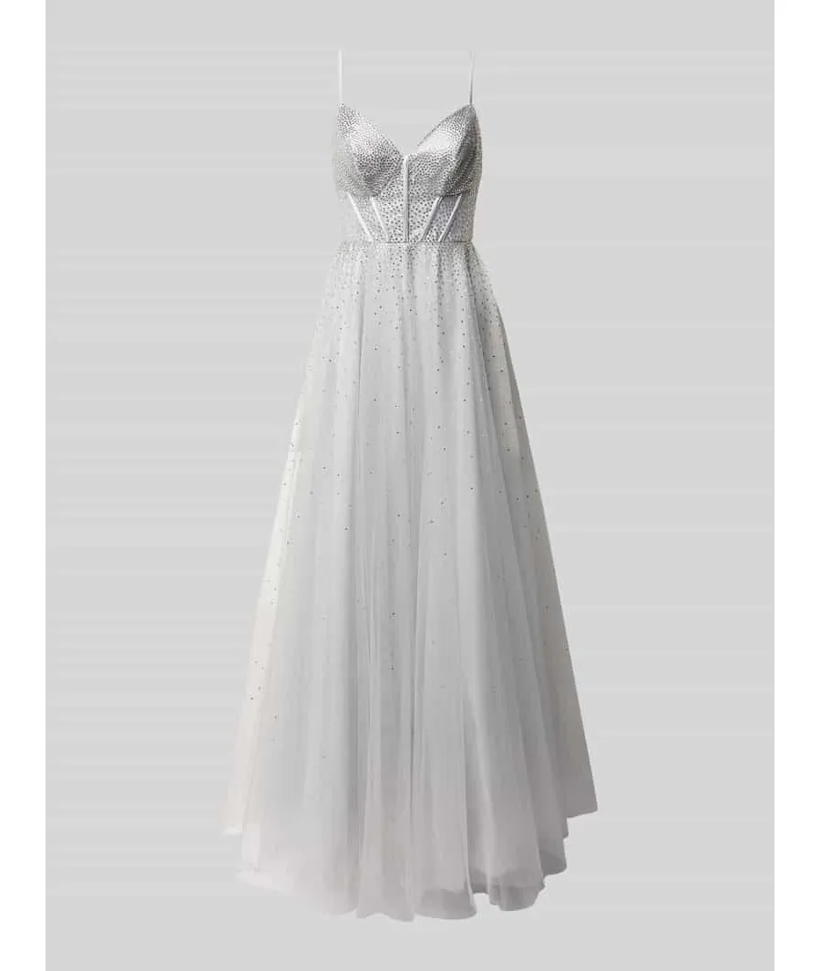 obrazek 1 Sukienka wieczorowa z dekoltem w kształcie serca