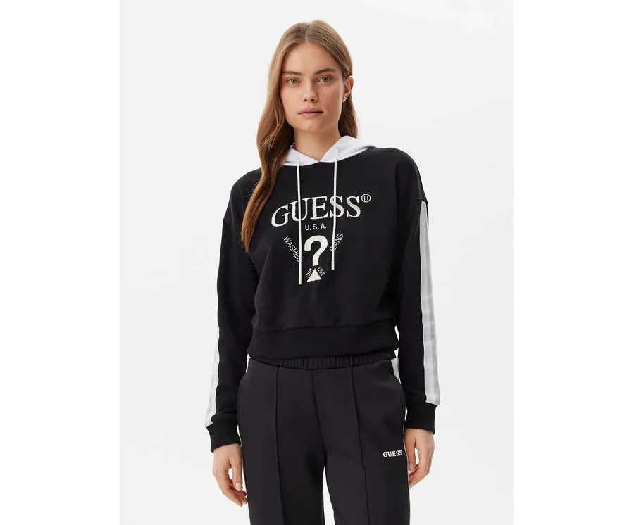 obrazek 1 Guess Bluza V5GQ17 KCRT1 Czarny Regular Fit