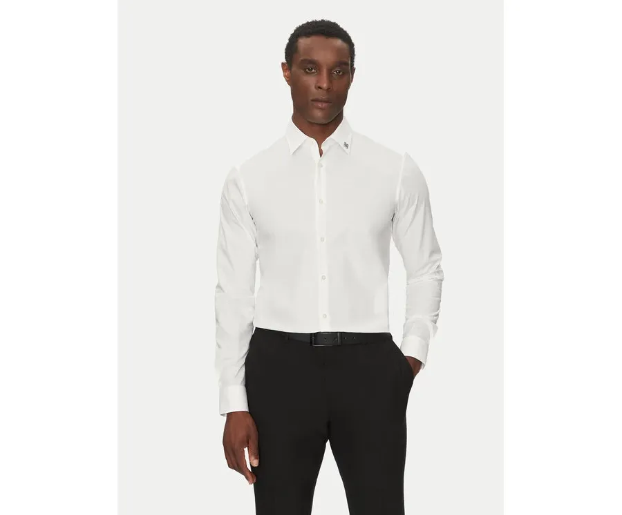 obrazek 1 HUGO Koszula Ermo 50539307 Biały Slim Fit