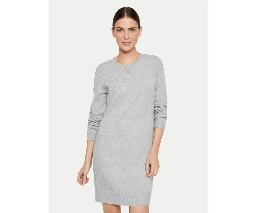 obrazek 1 Vero Moda Sukienka dzianinowa 10215523 Szary Relaxed Fit
