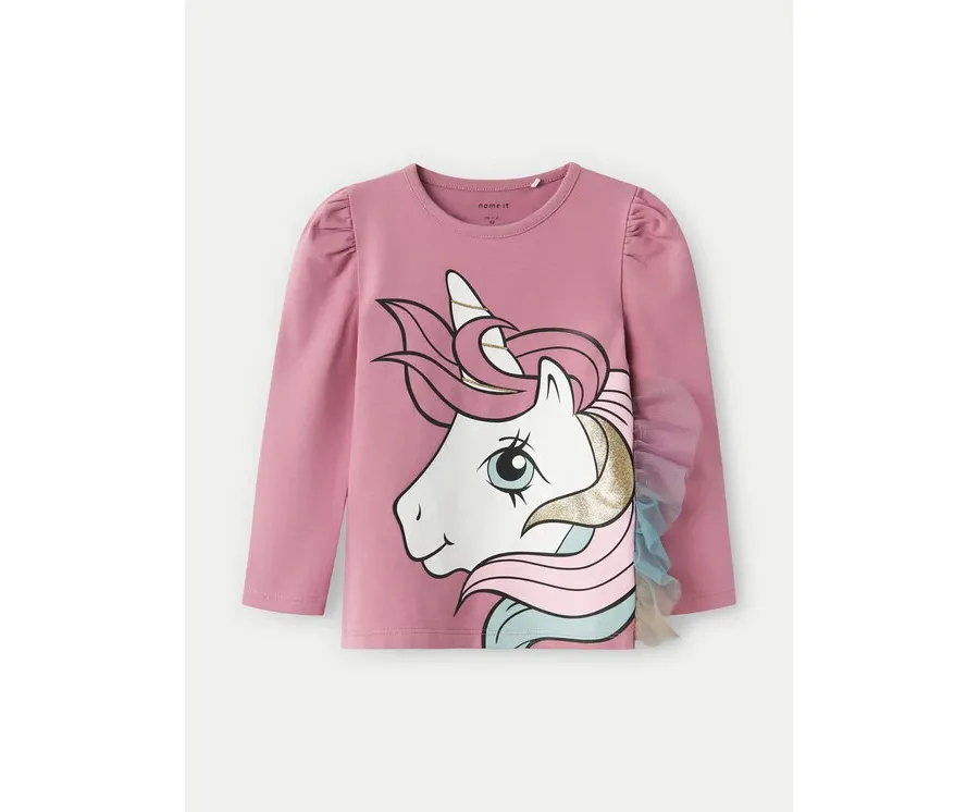 obrazek 1 NAME IT Bluzka 13233940 Różowy Regular Fit