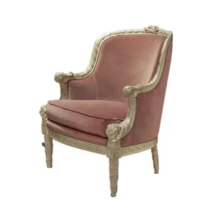 Zdjęcie Stylowy włoski fotel z poduszką do salonu