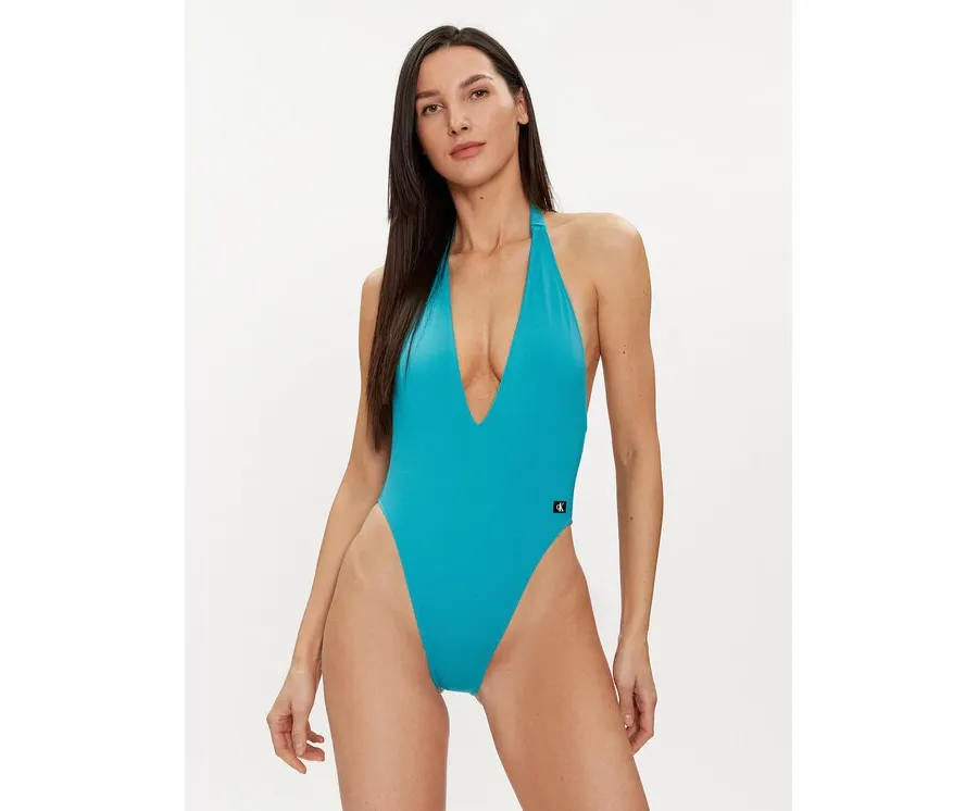 obrazek 1 Calvin Klein Swimwear Strój kąpielowy KW0KW02342 Niebieski