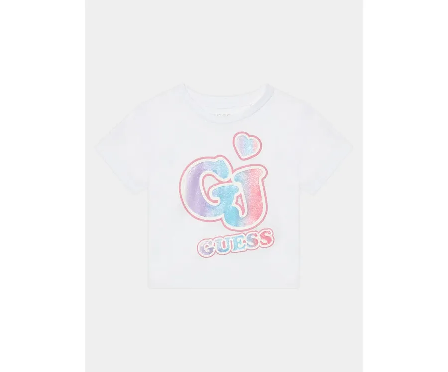 obrazek 1 Guess T-Shirt K4RI28 K8HM0 Biały Boxy Fit