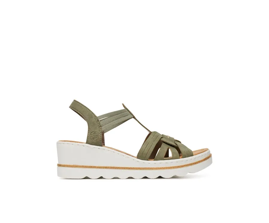 obrazek 1 Rieker Sandały 67459-52 Zielony