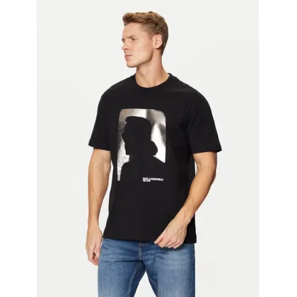 Zdjęcie Karl Lagerfeld Jeans T-Shirt A1M17052 Czarny Regular Fit